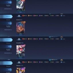 ML199⚡FULL MAX EMBLEM⚡LEGEND SABER⚡️ LUCKYBOX KIMMY⚡️EPIC IRITHEL⚡️STAR MIYA SABER CLINT MOSKOV⚡️SUMMER AKAI HAYABUSA⚡️ 4